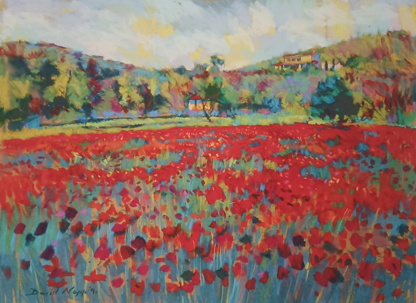 David Napp, "Klaprozen", Giclee