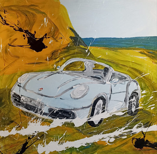 Rogier Jonk, "Porsche", Acryl